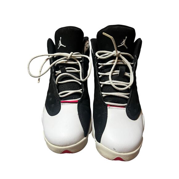 Nike Air Jordan Retro 6Y Girls Black Hyper Pink White 439358-008 B high top shoe - Picture 3 of 9